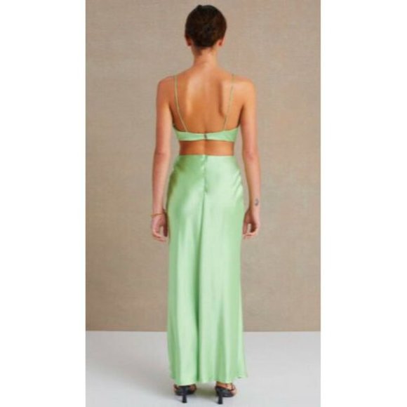 BNWT Bec & Bridge Ciao Bella Maxi Dress - Size 12 Apple Green - Picture 2 of 12